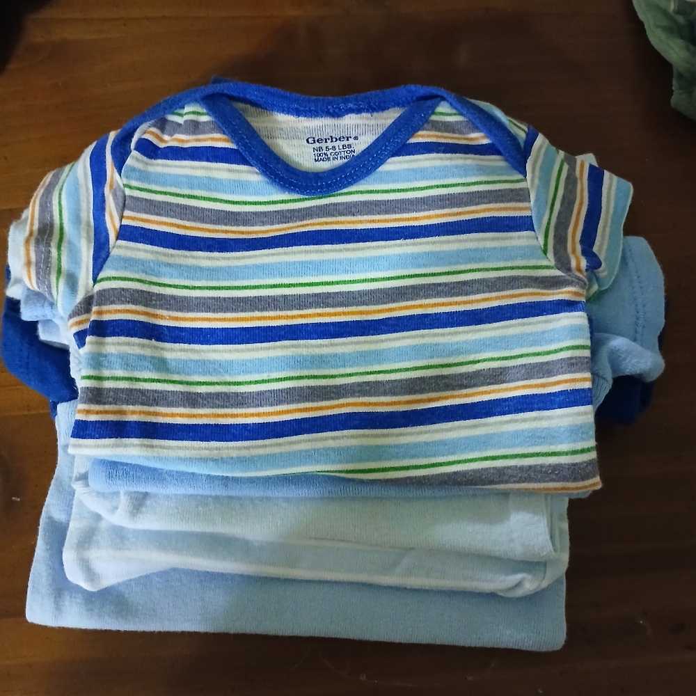 Carter's Multicolor Striped Kids Onesies